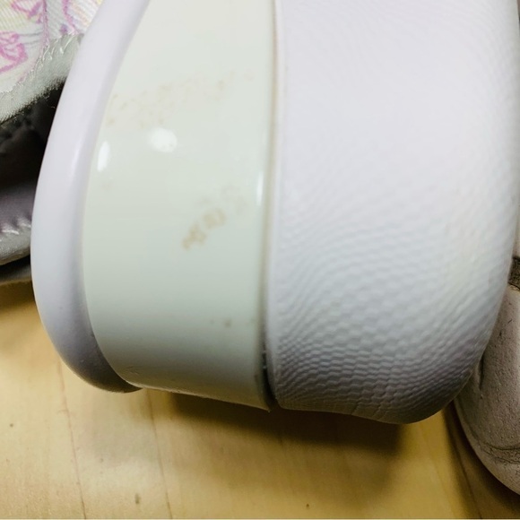 Bzees Spirit White Lilas Wedge Platform Sandals Comfort Floral Neoprene Shoes 9 - Picture 15 of 15